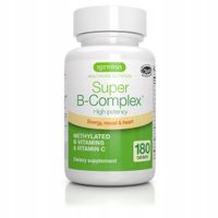 SUPER witamina B COMPLEX 8 witamin B METYLOWANY kwas foliowy (180) Igennus