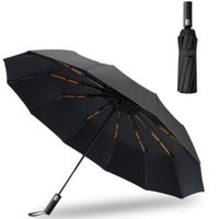 PARASOL WIATROSZCZELNY SKŁADANY PARASOLKA MĘSKA DAMSKA 12 RAMION +POKROWIEC