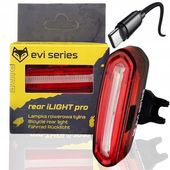 Lampka rowerowa światło TYŁ 15h pod siedzenie iLIGHT PRO REAR 650mAh USB C