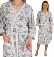 Szlafrok damski 3XL 46 podomka porannik lekki 3XL