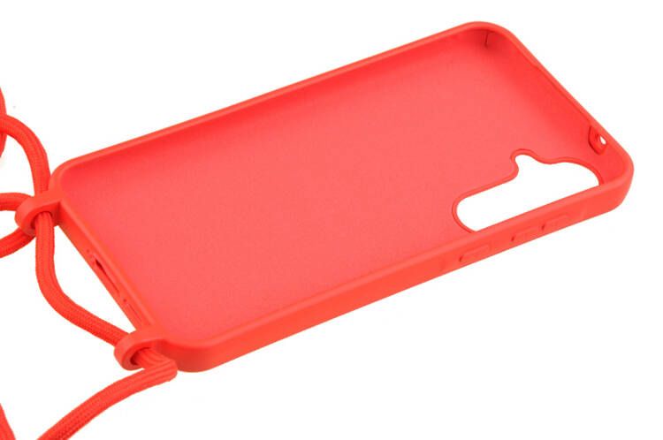 Etui ze sznurkiem RCK do Samsung Galaxy A55 5G czerwony zdjęcie 4