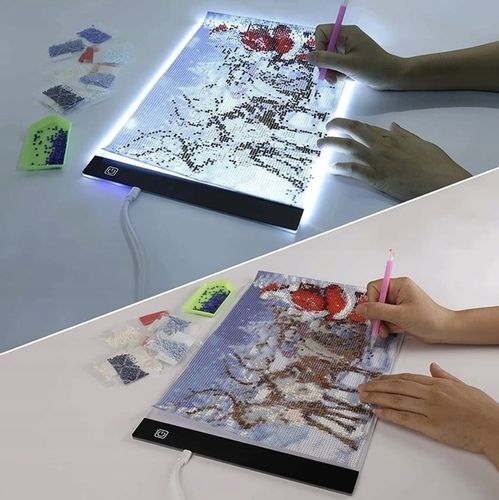 Deska Kreślarska Tablet Graficzny LED Tablica do Rysowania Podświetlana A4 na Arena.pl