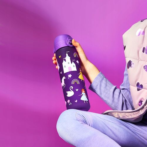 BUTELKA BIDON NA WODĘ FIOLETOWY ZAMEK KSIĘŻNICZKI JEDNOROŻEC TĘCZA ION8 0,5 na Arena.pl