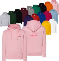 Damska bluza z kapturem kieszenią TWÓJ HAFT LOGO firmowa reklamowa 20 szt