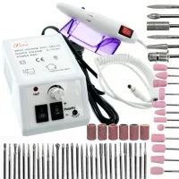 FREZARKA DO PAZNOKCI MANICURE + 3 ZESTAWY FREZÓW