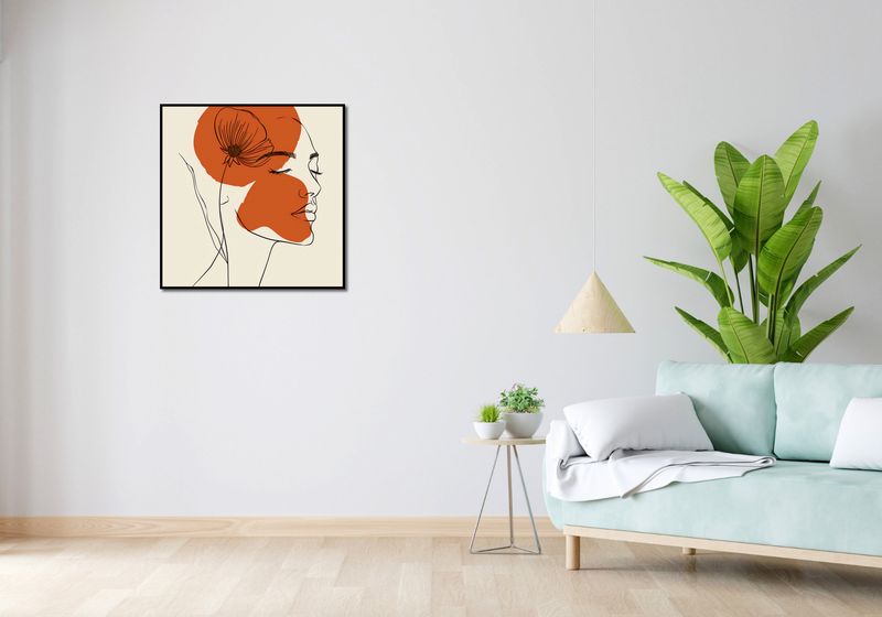 Plakat 70x70cm Ciepło Kwiatu zdjęcie 4