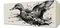 Obraz 40x20cm Gracja Kaczki w Locie