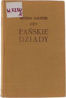 Michał Bałucki Pańskie Dziady seria Pisma wybrane Tom V 1956