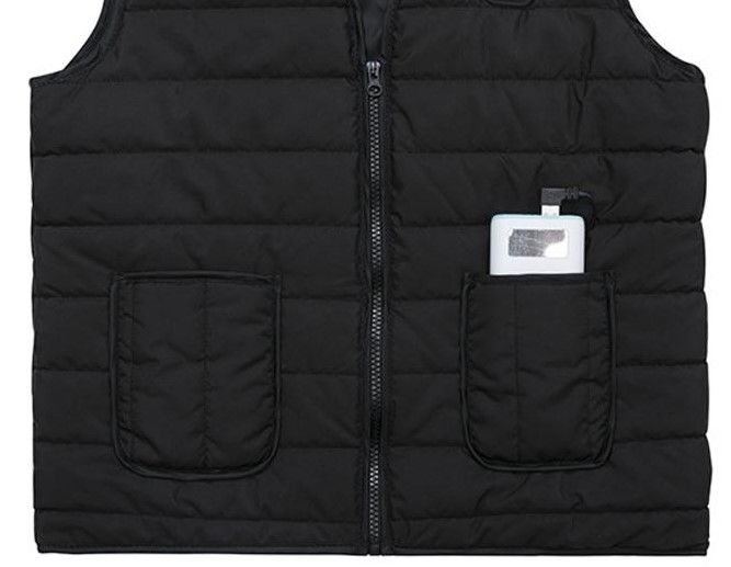 KAMIZELKA PODGRZEWANA OGRZEWANA USB KURTKA PIKOWANA BEZRĘKAWNIK L zdjęcie 6