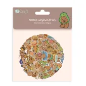 Naklejki Kapibara 50 Szt Kawaii Zestaw Ozdoby Plannery Szkoła Scrapbooking