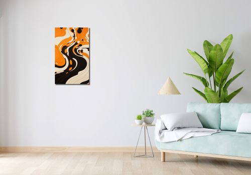 Obraz 40x70cm Tańczący Atrament na Arena.pl