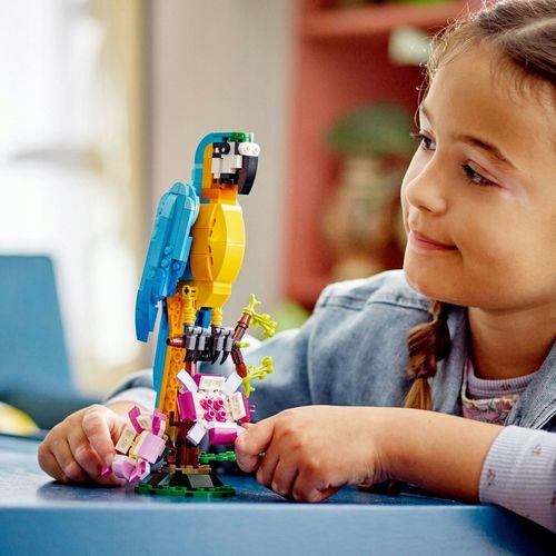 LEGO Creator 3 w 1 31136 Egzotyczna papuga 3w1 Prezent na Arena.pl