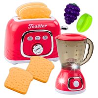 Zestaw małego AGD dla dzieci Toster Wyskakujący Blender Tosty Owoce Kuchnia