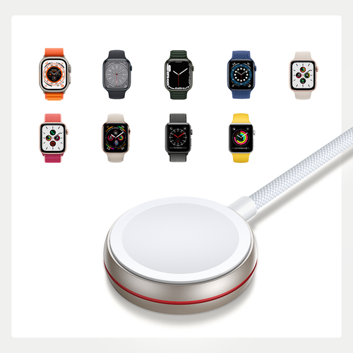 ładowarka indukcyjna do apple watch usb-c 1.2m biały na Arena.pl