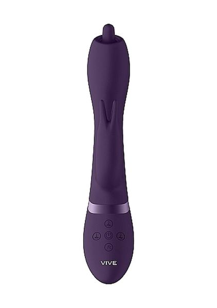 Wibrator Nilo - Pinpoint Rotating G-Spot Rabbit - Purple zdjęcie 7
