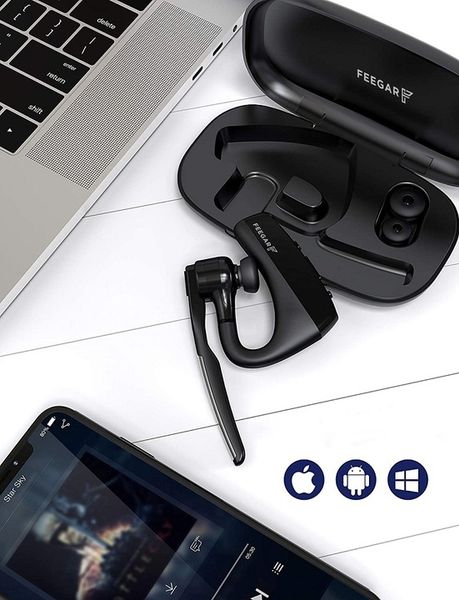 Słuchawka Bluetooth 5.1 Feegar BOND Pro 16h + Etui - zdjęcie 4