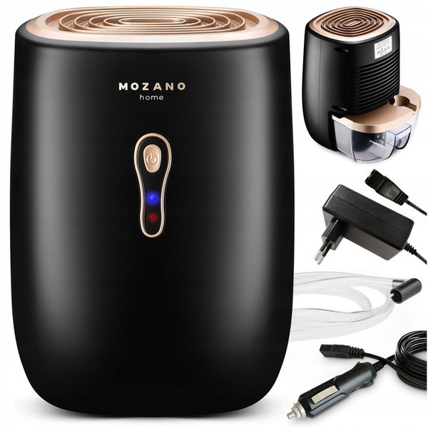 OSUSZACZ POWIETRZA POCHŁANIACZ WILGOCI 30W 800ml CICHY DOM + SAMOCHÓD 12V zdjęcie 1