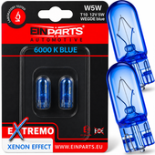 Żarówki W5W Blue Postojowe Białe Żarówka 6000K Xenon Effect
