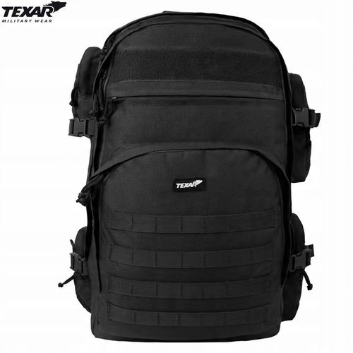 Plecak Turystyczny Taktyczny Wojskowy Duży GRIZZLY TEXAR 65L MOLLE CZARNY na Arena.pl