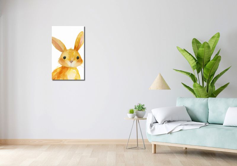 Obraz 40x70cm Słodki Zajączek zdjęcie 2