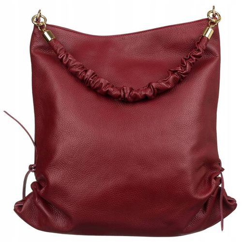 shopperka w typie worka ze skóry naturalnej - peterson na Arena.pl