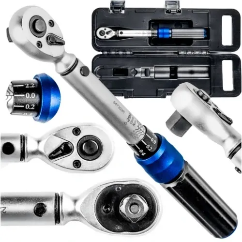 KLUCZ DYNAMOMETRYCZNY 1-25NM Z BLOKADĄ 1/4'' ETUI CERTYFIKAT na Arena.pl