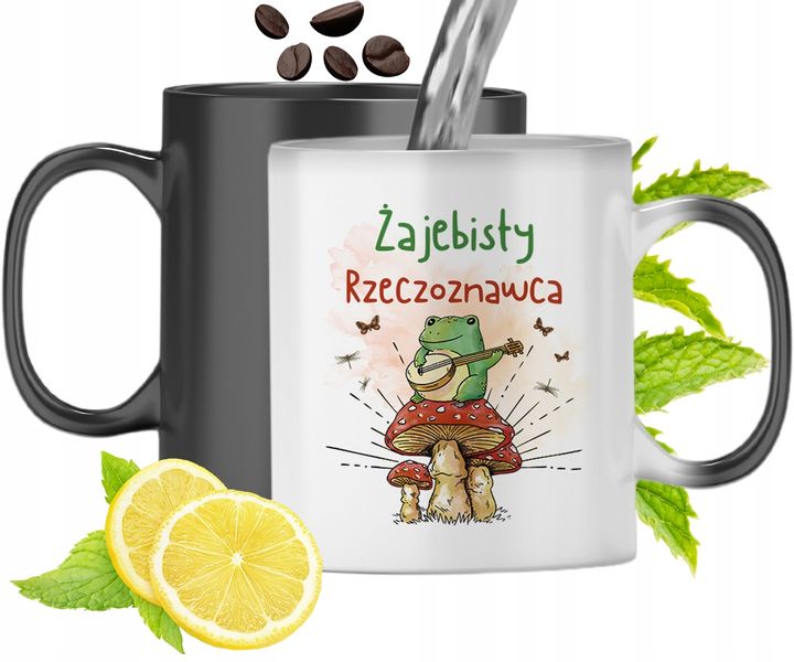 Kubek Magiczny Dla Rzeczoznawcy Zmieniający Kolor Z Nadrukiem Ze Zdjęciem zdjęcie 1