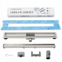 Odpływ Liniowy 70 cm 2w1 NISKI syfon pod płytkę