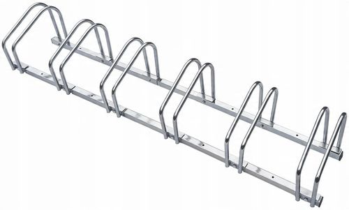 STOJAK NA 6 ROWERÓW PARKING ROWEROWY UCHWYT NA 6 STANOWISK STAL NIERDZEWNA na Arena.pl
