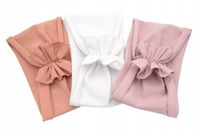 Opaska SZEROKA 3 szt turban motylek na lato 40-43