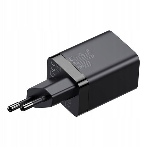 BASEUS SZYBKA ŁADOWARKA SIECIOWA DO TELEFONU 2X USB USB-C 30W PD AFC QC 3.0 na Arena.pl
