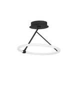 Pokojowa lampa sufitowa Cinco pierścień LED 21W 3000K czarny biały