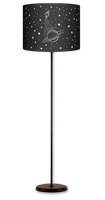 Lampa stojąca MAXI - Kosmoświatło (czarna)