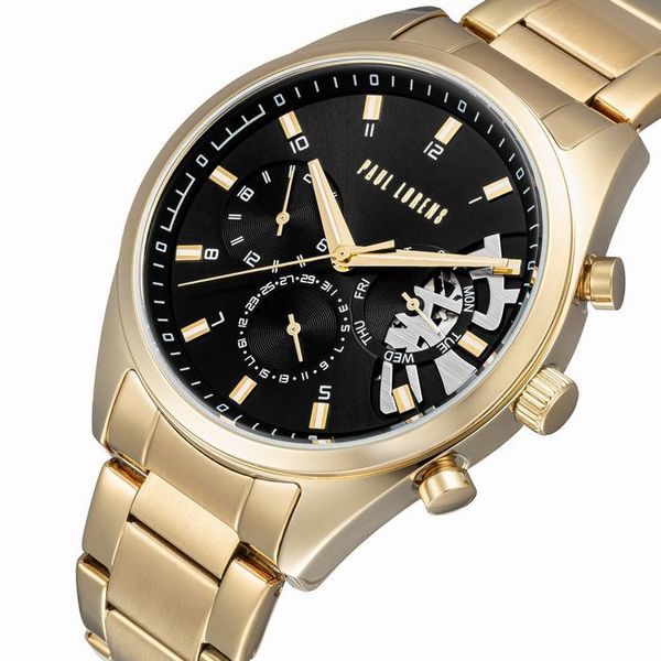 zegarek męski paul lorens pl20003b-1d1 + box zdjęcie 2