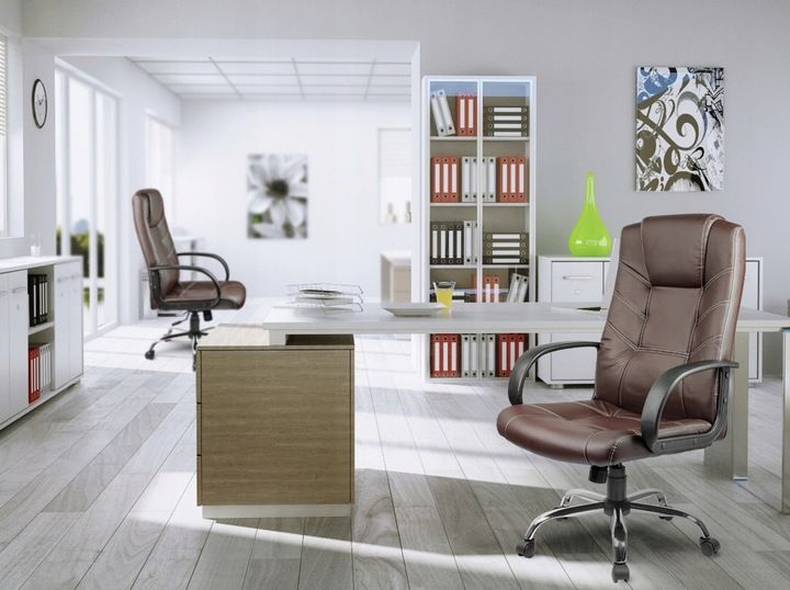 FOTEL BIUROWY OBROTOWY CHROM KRZESŁO SOFOTEL zdjęcie 6