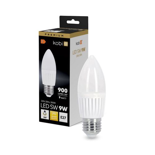 żarówka led sw 9w e27 3000k kobi na Arena.pl