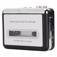 PRZENOŚNY ODTWARZACZ KONWERTER KASET MAGNETOFONOWYCH DO MP3 USB