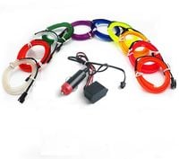 Neon Taśma Neonowa Led Do Dekoracji Wnętrza Samochodu 3M/12V Fcob