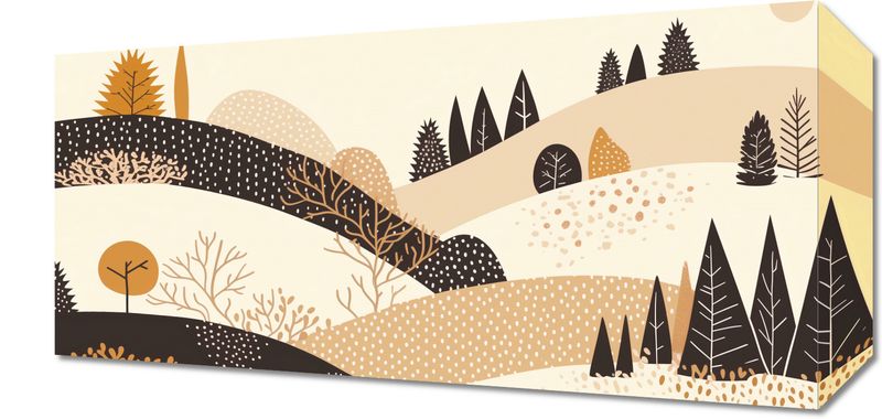 Obraz 40x20cm Jesień w Wzgórzach zdjęcie 1