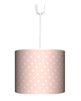 Lampa wisząca duża - Łososiowe kropki