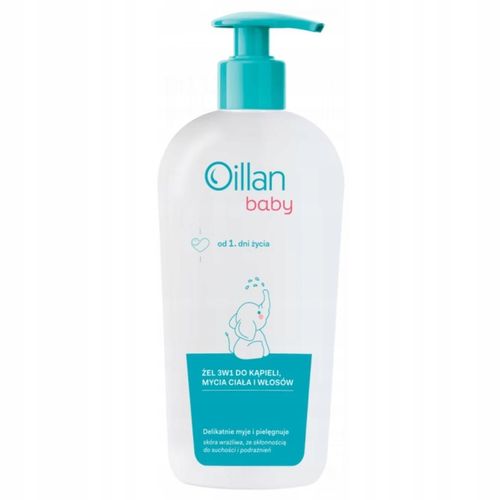 Oillan Baby Żel 3w1 do kąpieli 750 ml na Arena.pl