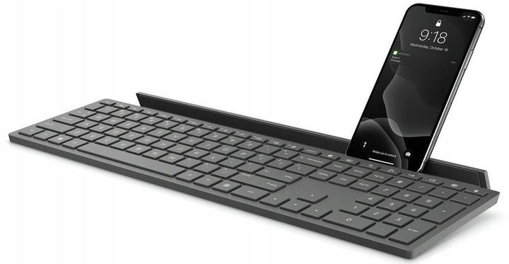 Klawiatura Membranowa BEZPRZEWODOWA BLUETOOTH USB BATERIE WYTRZYMAŁA CIENKA zdjęcie 2