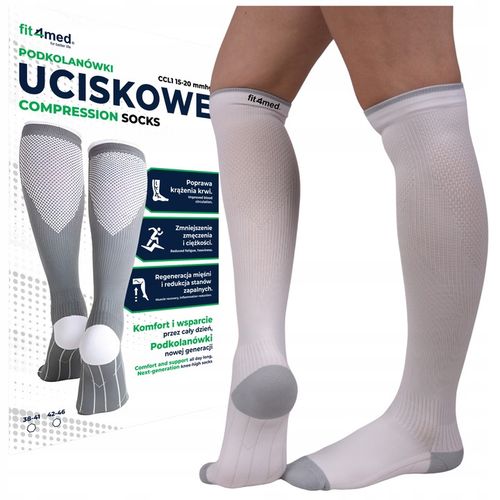 SKARPETY KOMPRESYJNE PODKOLANÓWKI UCISKOWE PRZECIWŻYLAKOWE ŻYLAKI na Arena.pl