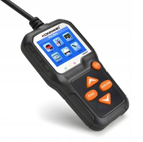 Tester Akumulatorów Konnwei KW650 z LCD Miernik Rozruchu Cyfrowy 6V 12V USB na Arena.pl