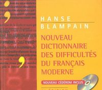 NOUVEAU DICTIONNAIRE DES DIFFICULTES DU FRANCAIS MODERNE + PŁYTA CD ROM