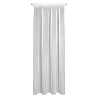 Firana na taśmie jednokolorowa gładka TAMINA 140X270 biała