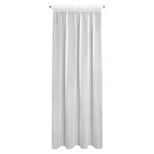 Firana na taśmie jednokolorowa gładka TAMINA 140X270 biała