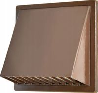 KRATKA WENTYLACYJNA/WYLOT Z OKAPEM 170*170,FI 150, BRĄZ - RX 02-370BR