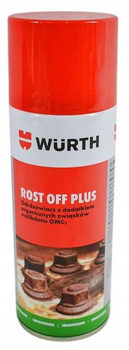 WURTH Odrdzewiacz ROST-OFF PLUS 400ml SMAR OMC2 Efekt Smarowania Zestaw2szt na Arena.pl