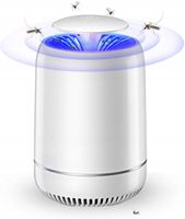 PUŁAPKA OWADOBÓJCZA LAMPA UV NA KOMARY OWADY NOWOCZESNA BIAŁA